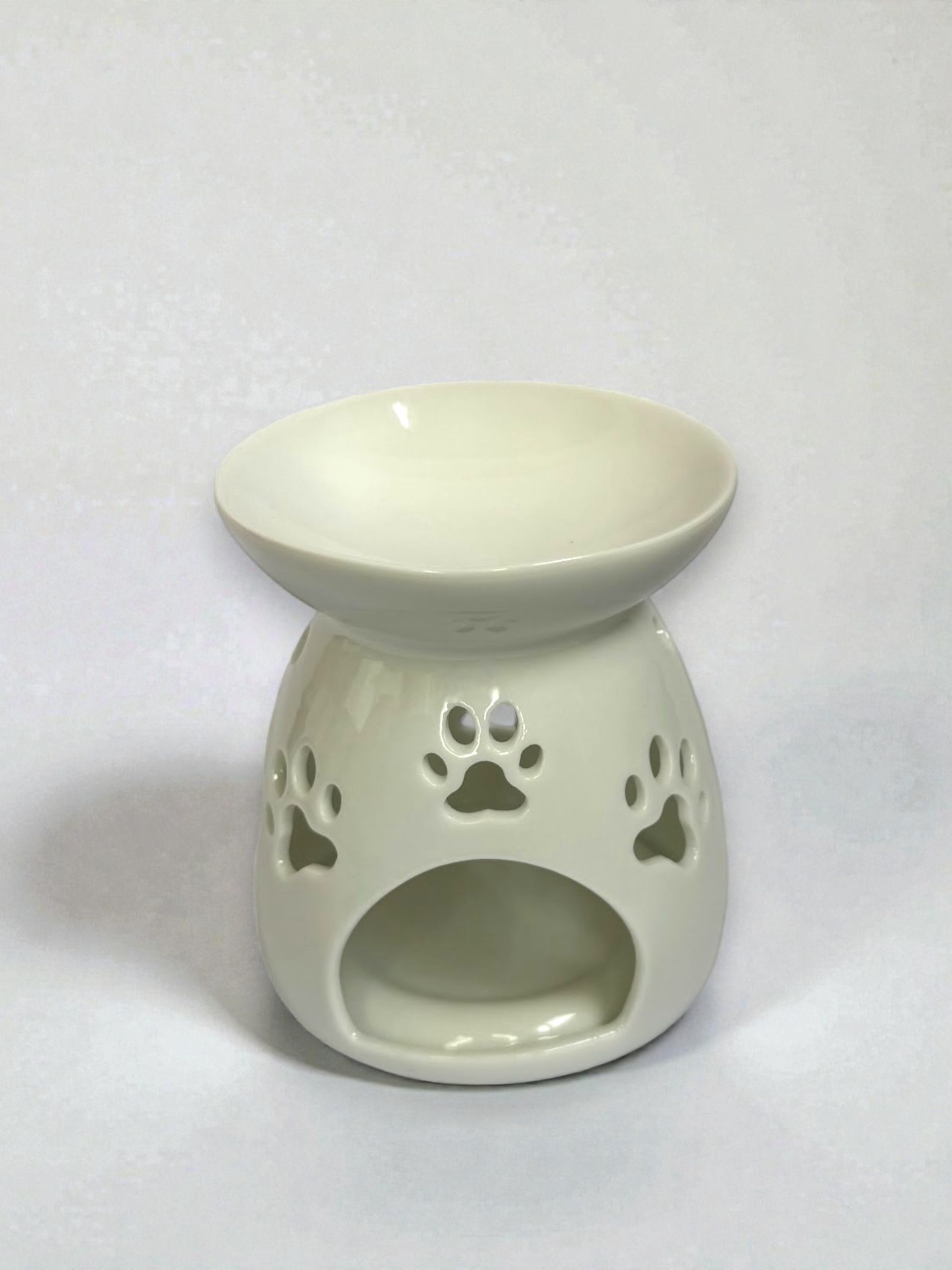 Difusor Huellita Cerámica Premium - Quemador Wax Melts - Imagen 2