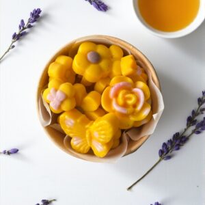 Wax melts de lavanda 100g en cera de soja natural artesanal