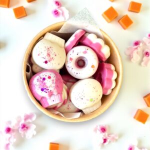 Wax melts Summer con aroma a melón, flor de papaya y sandía en cera de soja natural