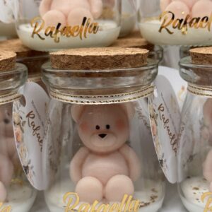 Vela Osito Souvenir en Envase - Personalizable