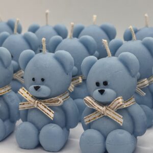 Vela Osito en Tul Souvenir - Personalizable Baby Shower