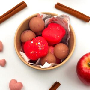 Wax melts Manzana Canela de cera de soja natural con aroma dulce y especiado