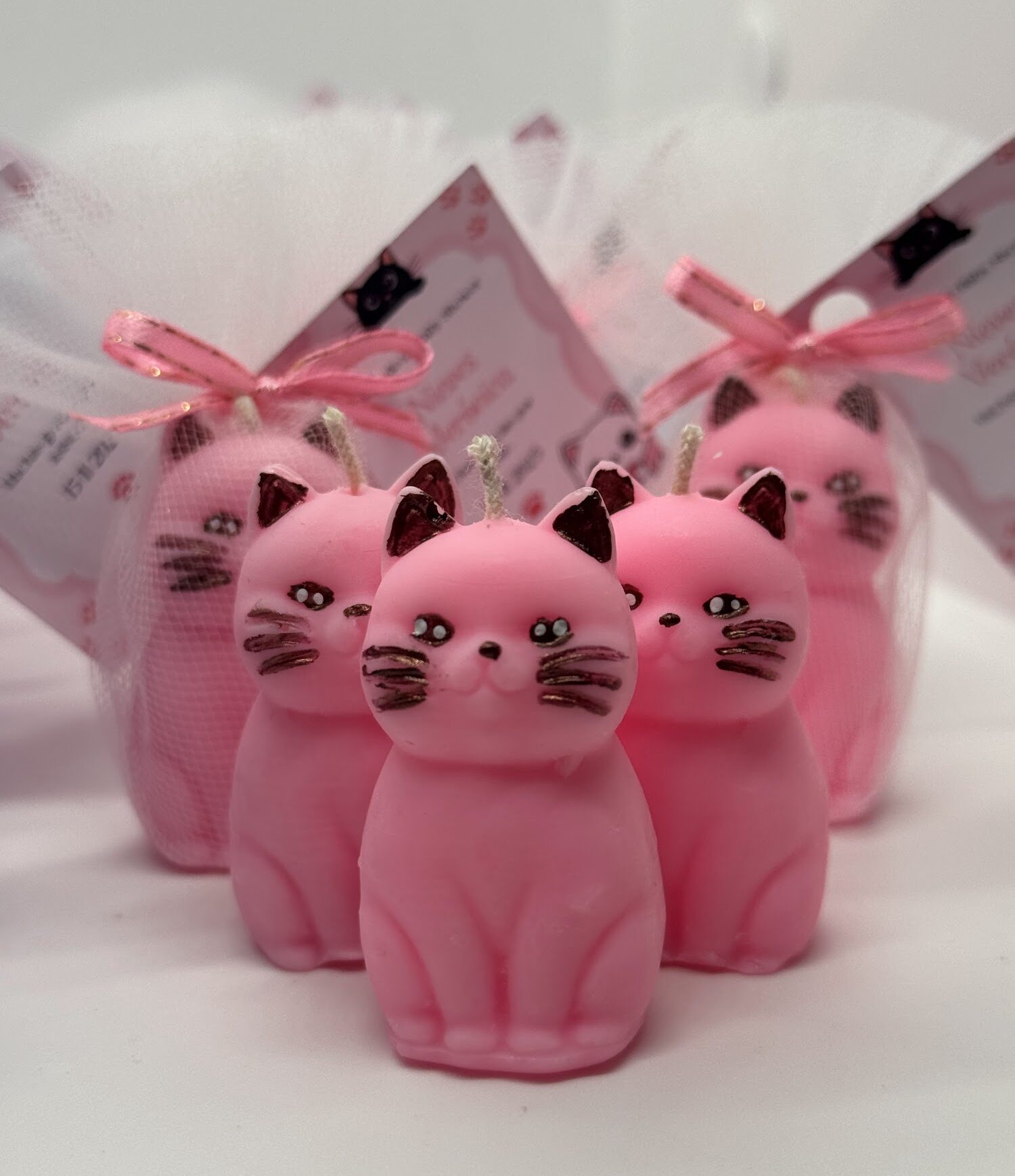 Vela Souvenir Gatito Personalizada 13g - Baby Shower