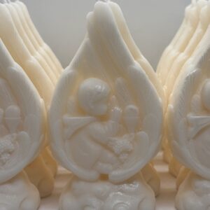Vela Ángel Guarda Artesanal - Souvenir Bautizo 90g