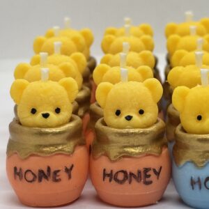 Pack 30 Mini Osito Miel en Tul Personalizado - Souvenir Infantil