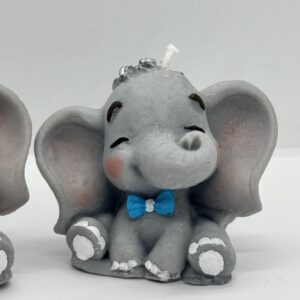 Souvenir Baby Shower Elefantito en Tul 56g Personalizado