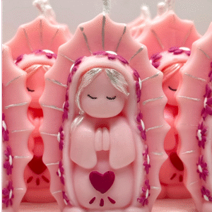 Souvenir Virgencita en Tul