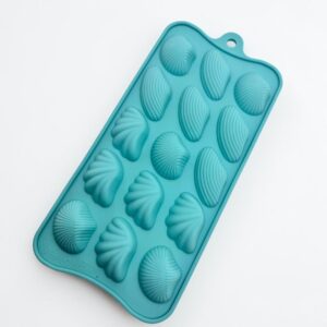 Molde Silicona Conchas del Mar 15 Cavidades para Wax Melts
