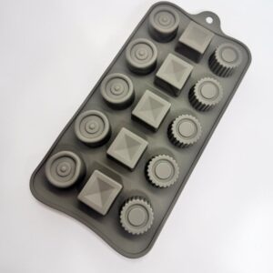 Molde Silicona Bombones Surtidos 15 Cavidades para Wax Melts