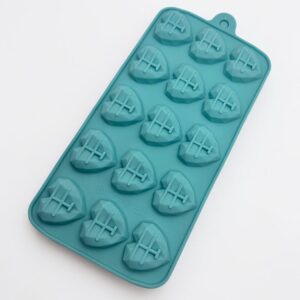 Molde Silicona Bombón Corazón 15 Cavidades para Wax Melts