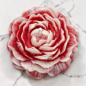 Vela Peonía Aromática 75g Artesanal - Decorativa Premium